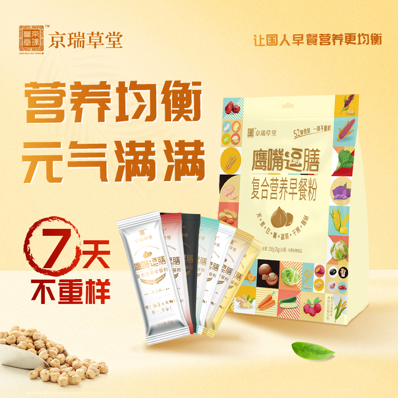 健康，從優(yōu)質(zhì)的早餐開始 ——京瑞草堂鷹嘴逗膳復(fù)合營養(yǎng)早餐粉新品上市|餐飲界