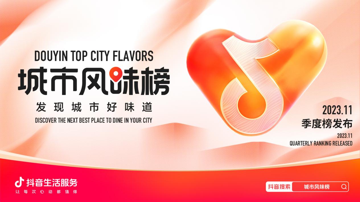 抖音城市風(fēng)味榜發(fā)布新一季度榜單，品質(zhì)連鎖和非連鎖單店各占一半
