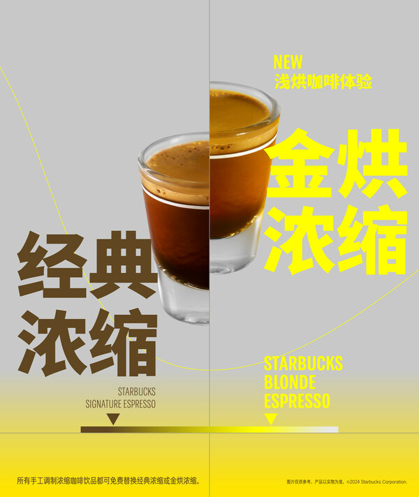 星巴克中國推出金烘濃縮，體驗全新咖啡之味