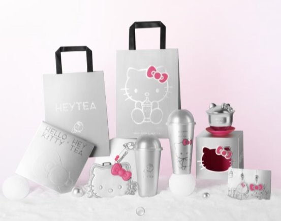 喜茶「超級植物茶」系列推出“不老莓”新品，甜美碰撞HELLO KITTY|餐飲界